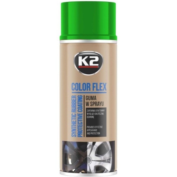 K2 Spray Vopsea Cauciucata Color Flex Verde Deschis 400ML L343JZ